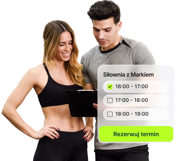 Para trenerów sprawdzająca plan treningowy